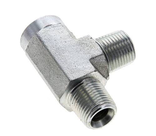T-Stück 3/8'' NPT Innengewinde x Außengewinde Stahl 210bar (2950.5psi)