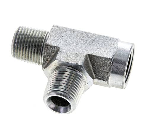 T-Stück 3/8'' NPT Innengewinde x Außengewinde Stahl 210bar (2950.5psi)