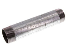 R 1 1/2'' Verzinkter Stahl Doppelrohrnippel 50 bar DIN 2982 - 200mm