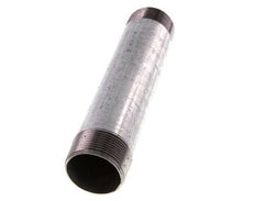 R 1 1/2'' Verzinkter Stahl Doppelrohrnippel 50 bar DIN 2982 - 200mm