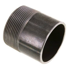 R 2'' Außengewinde x 60,3mm Stahlrohrnippel mit Anschweißende 50 bar DIN 2982 - 60mm
