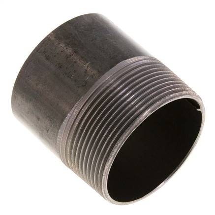 R 2'' Außengewinde x 60,3mm Stahlrohrnippel mit Anschweißende 50 bar DIN 2982 - 60mm