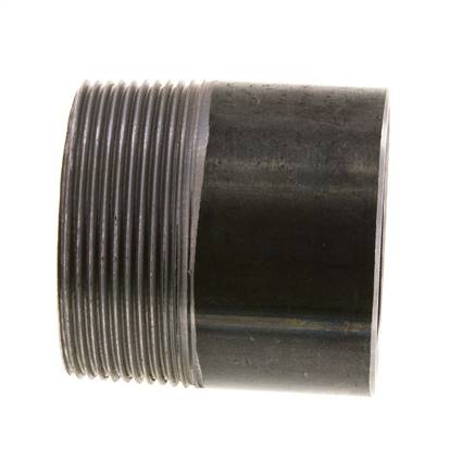 R 2'' Außengewinde x 60,3mm Stahlrohrnippel mit Anschweißende 50 bar DIN 2982 - 60mm