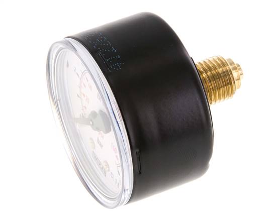 0..10 Bar (0..145 psi) Druck Manometer hinten Stahl / Messing 50 mm Klasse 1.6