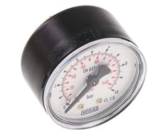 0..10 Bar (0..145 psi) Druck Manometer hinten Stahl / Messing 50 mm Klasse 1.6