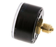 0..10 Bar (0..145 psi) Druck Manometer hinten Stahl / Messing 50 mm Klasse 1.6