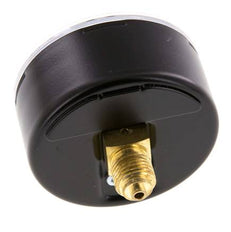 0..1.6 Bar (0..23 psi) Druck Manometer hinten Stahl / Messing 63 mm Klasse 1.6