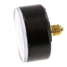 0..1.6 Bar (0..23 psi) Druck Manometer hinten Stahl / Messing 63 mm Klasse 1.6