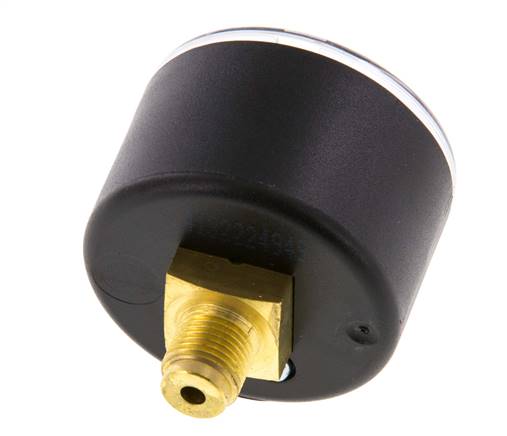 0..4 Bar (0..58 psi) Druck Manometer hinten Kunststoff / Messing 40 mm Klasse 2.5