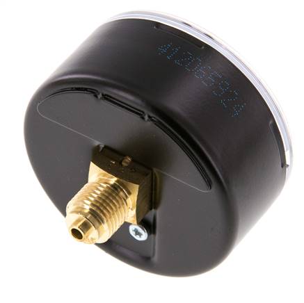 0..6 Bar (0..87 psi) Druck Manometer hinten Stahl / Messing 63 mm Klasse 1.6
