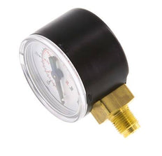 0..2.5 Bar (0..36 psi) Druck Manometer unter Stahl / Messing 40 mm Klasse 1.6