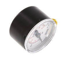 0..2.5 Bar (0..36 psi) Druck Manometer unter Stahl / Messing 40 mm Klasse 1.6