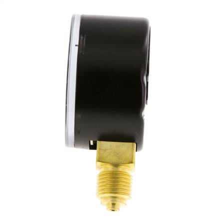 0..40 Bar (0..580 psi) Druck Manometer unter Stahl / Messing 50 mm Klasse 1.6