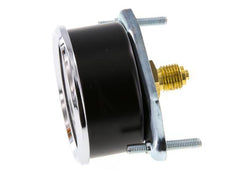 0..400 Bar (0..5802 psi) Schalttafeleinbau-Manometer Stahl/Messing 63 mm Klasse 2.5 (Halterung)