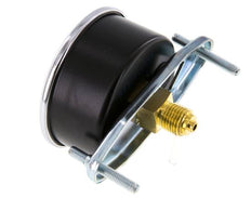 0..400 Bar (0..5802 psi) Schalttafeleinbau-Manometer Stahl/Messing 63 mm Klasse 2.5 (Halterung)