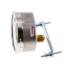 0..40 Bar (0..580 psi) Manometer für Schalttafelmontage Stahl/Messing 100 mm Klasse 1.0 (Halterung)