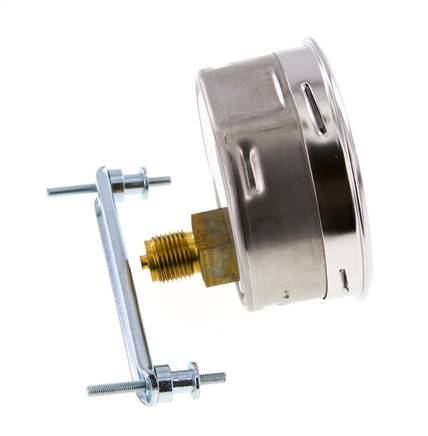 0..40 Bar (0..580 psi) Manometer für Schalttafelmontage Stahl/Messing 100 mm Klasse 1.0 (Halterung)