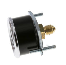0..40 Bar (0..580 psi) Manometer für Schalttafelmontage Stahl/Messing 50 mm Klasse 2,5 (Halterung)