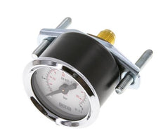 0..6 Bar (0..87 psi) Manometer für Schalttafelmontage Stahl/Messing 40 mm Klasse 2.5 (Halterung)