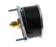 0..6 Bar (0..87 psi) Manometer für Schalttafelmontage Stahl/Messing 63 mm Klasse 2.5 (Halterung)