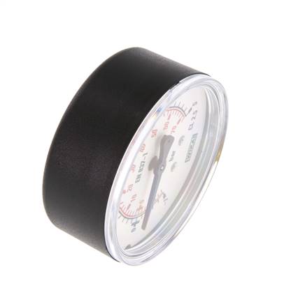 -1..5 Bar Druck Manometer unter Kunststoff / Messing 63 mm Klasse 2.5