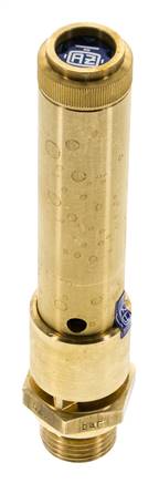 G 1/2'' Sicherheitsventil aus Messing, voreingestellt 46 bar (667,18 psi) DN 10