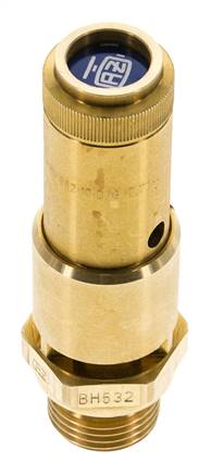 G 1/2'' Messing Sicherheitsventil mit Voreinstellung 7,3 bar (105,88 psi) DN 10