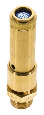 G 1/2'' Messing Sicherheitsventil mit Voreinstellung 9,6 bar (139,24 psi) DN 10