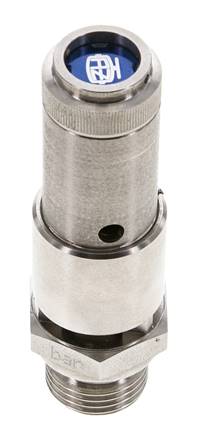 G 1/2'' Edelstahl 316 Ti Voreinstellbares Sicherheitsventil 1,5 bar (21,76 psi) DN 10