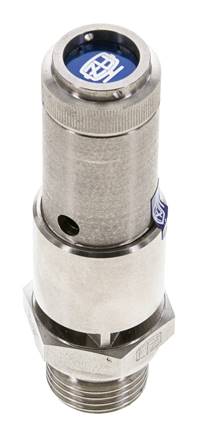 G 1/2'' Edelstahl 316 Ti Voreinstellbares Sicherheitsventil 5,5 bar (79,77 psi) DN 10