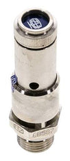 G 1/2'' Messing vernickelt Voreinstellbares Sicherheitsventil 0,5 bar (7,25 psi) DN 10