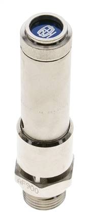 G 1/2'' Messing vernickelt Voreinstellbares Sicherheitsventil 23 bar (333,59 psi) DN 10