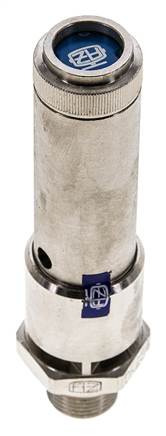 G 3/8'' Messing vernickelt Voreinstellbares Sicherheitsventil 12 bar (174,05 psi) DN 10