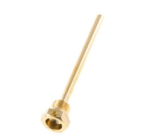 Kupferlegierung G 1/2 Zoll Bolzenbefestigung Schutzrohr für 160mm Vorbau Max 160°C und 6 Stäbe