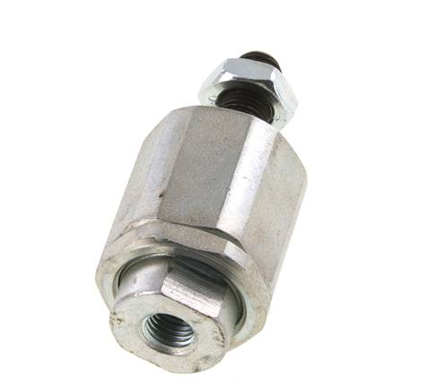 Schwimmende Verbindung M10 x 1,25 für Zylinder Verzinkter Stahl