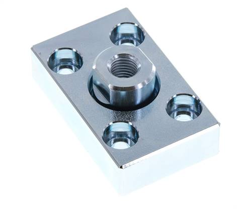 Flexo-Kupplung mit Montageplatte für 25 mm 32 mm ISO 15552 ISO 21287-Zylinder