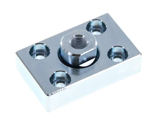 Flexo-Kupplung mit Montageplatte für 25 mm 32 mm ISO 15552 ISO 21287-Zylinder