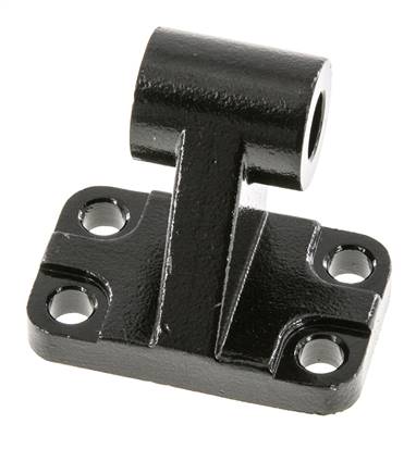 Gabelzapfen rechtwinklig 32 mm ISO 15552 ISO 21287 Brünierter Stahl