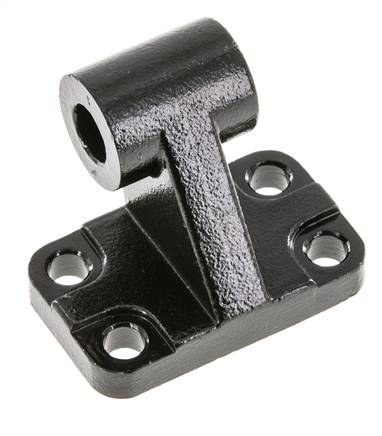 Gabelzapfen rechtwinklig 32 mm ISO 15552 ISO 21287 Brünierter Stahl