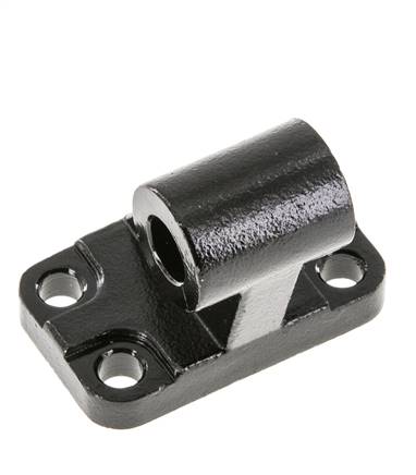 Gabelzapfen rechtwinklig 32 mm ISO 15552 ISO 21287 Brünierter Stahl