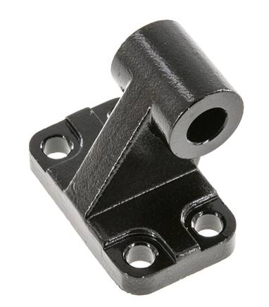 Gabelzapfen rechtwinklig 32 mm ISO 15552 ISO 21287 Brünierter Stahl