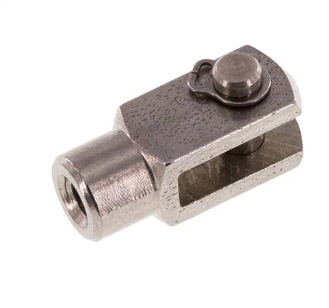 Gabelkopfzapfen M4 Edelstahl 303 (1.4305)