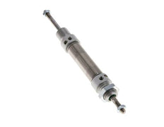 ISO 6432 Runder doppeltwirkender Zylinder 16-25mm - magnetisch - dämpfend - Außengewinde - Doppelstange