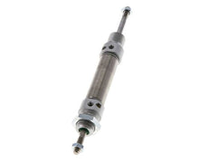ISO 6432 Runder doppeltwirkender Zylinder 16-25mm - magnetisch - dämpfend - Außengewinde - Doppelstange