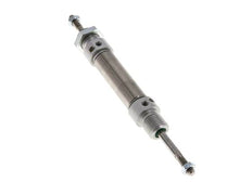 ISO 6432 Runder doppeltwirkender Zylinder 16-25mm - magnetisch - dämpfend - Außengewinde - Doppelstange