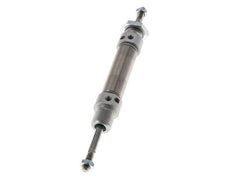 ISO 6432 Runder doppeltwirkender Zylinder 16-25mm - magnetisch - dämpfend - Außengewinde - Doppelstange