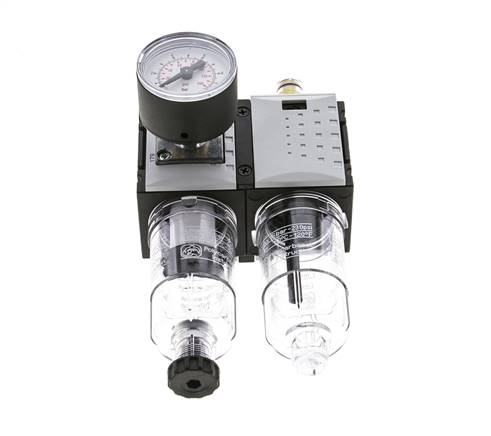 FRL G1/4'' 800l/min 0,5-8,0bar/7-116psi 40 mm Manometer Futura 0