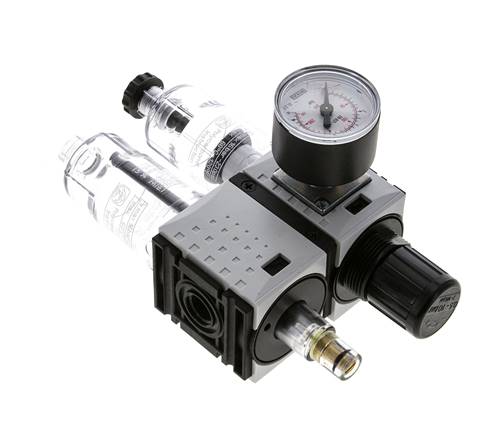 FRL G1/4'' 800l/min 0,5-10,0bar/7-145psi 40 mm Manometer Futura 0