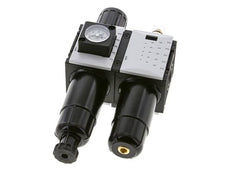 FRL 2-Teilig G1/4'' 800l/min 0.5-8.0bar/7-116psi Semi-Auto Metall Futura 0