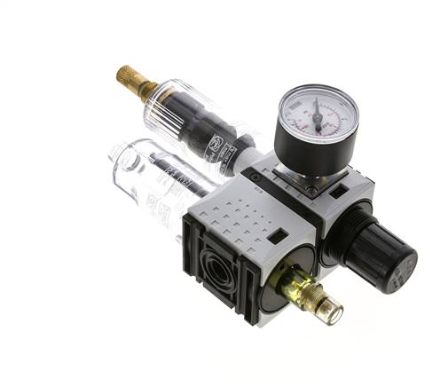FRL G1/4'' 800l/min 0,5-10,0bar/7-145psi 40 mm Manometer Futura 0